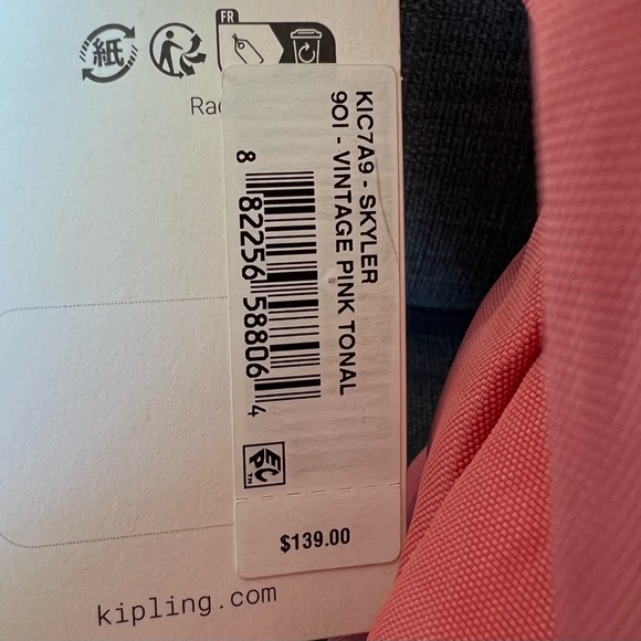 NWT KIPLING SKYLER HANDBAG TOTE - Picture 10 of 12